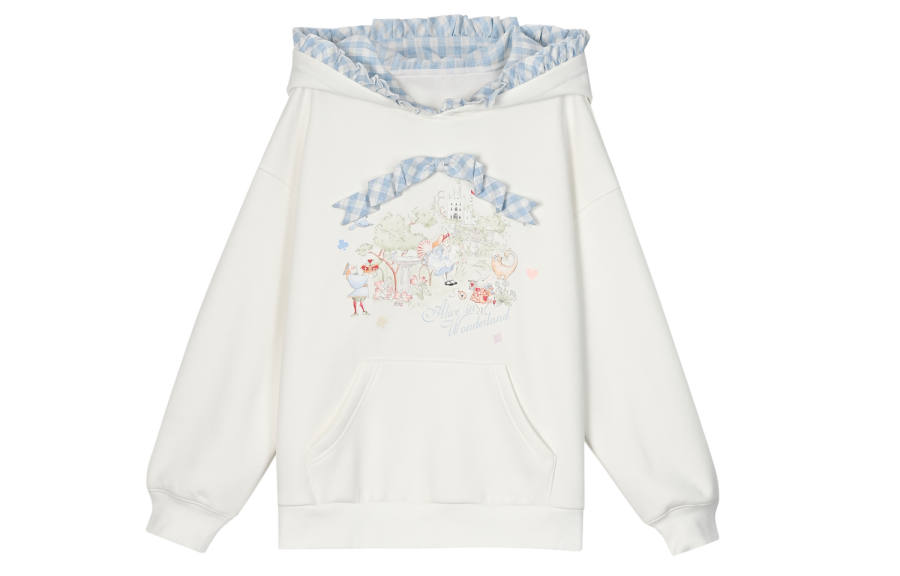SNBL Sweatshirts Women's White Hooded Moderate Regular