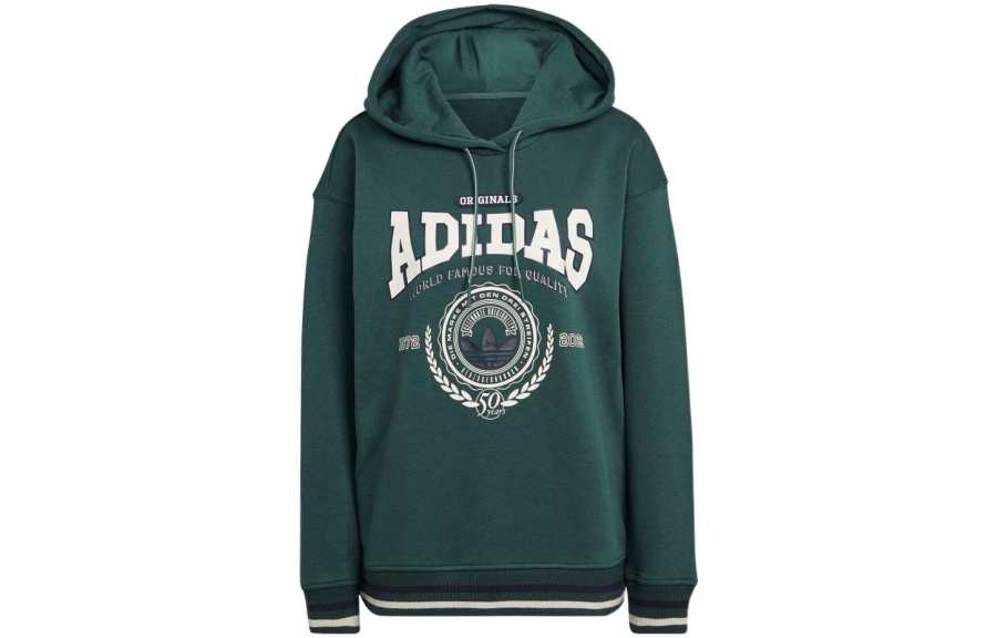 Adidas Adidas Sweatshirts Women's Green Hooded Moderate Other