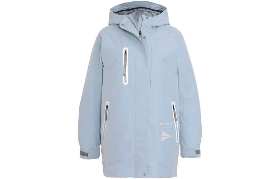 Adidas Adidas x And Wander Jackets & Coats Japan Version Women's Light Blue