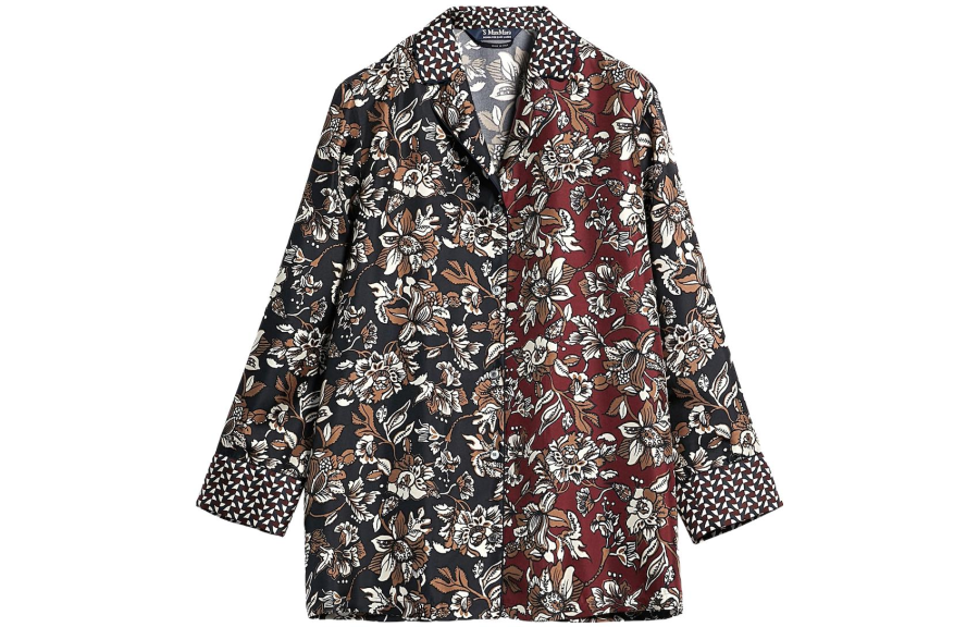 'S MAX MARA Shirts Women's Blue Lapel Moderate Other