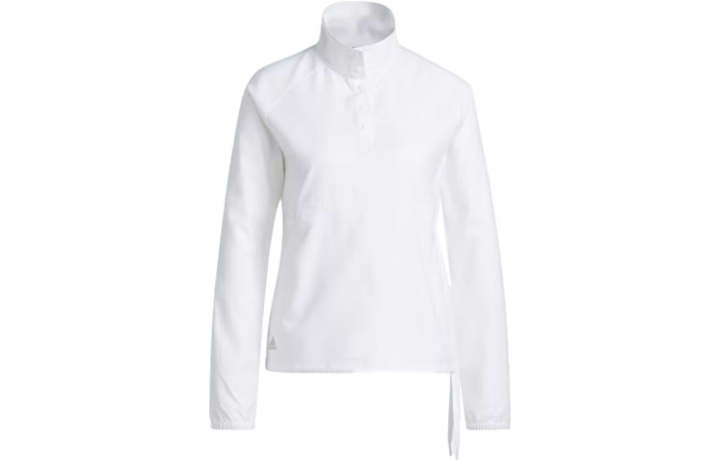Adidas Adidas Sweatshirts Women's White Stand Collar Moderate Regular