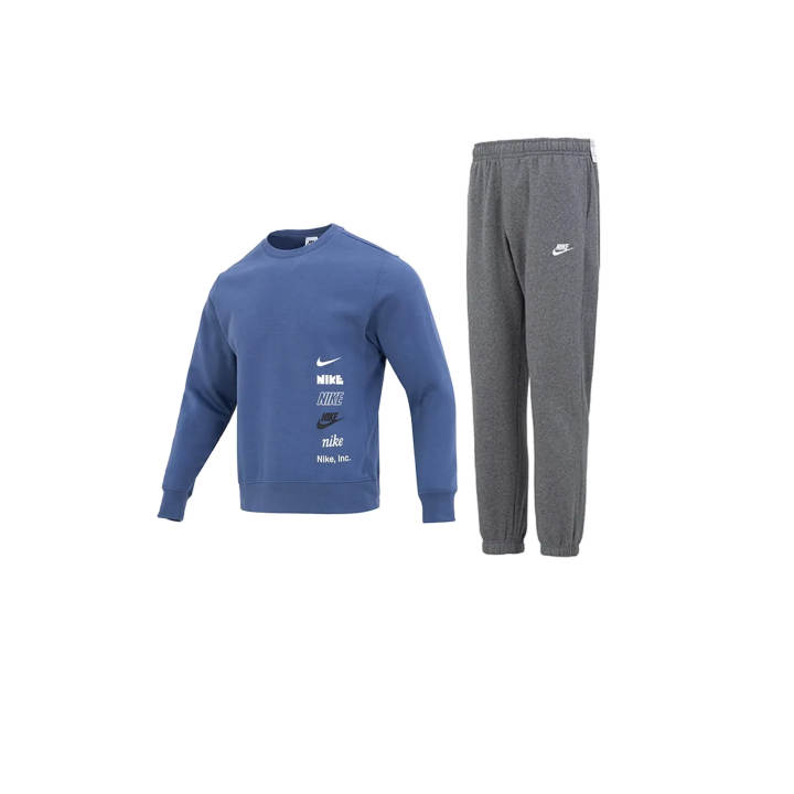 Nike Nike Sweatshirt Sets Men's Crew Neck Thickened