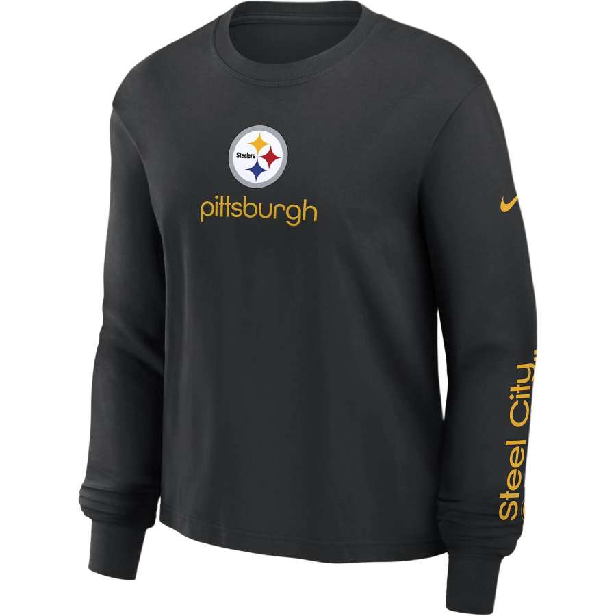 Nike Nike Pittsburgh Steelers Boxy Women's Nike Nfl Long-Sleeve T-Shirt