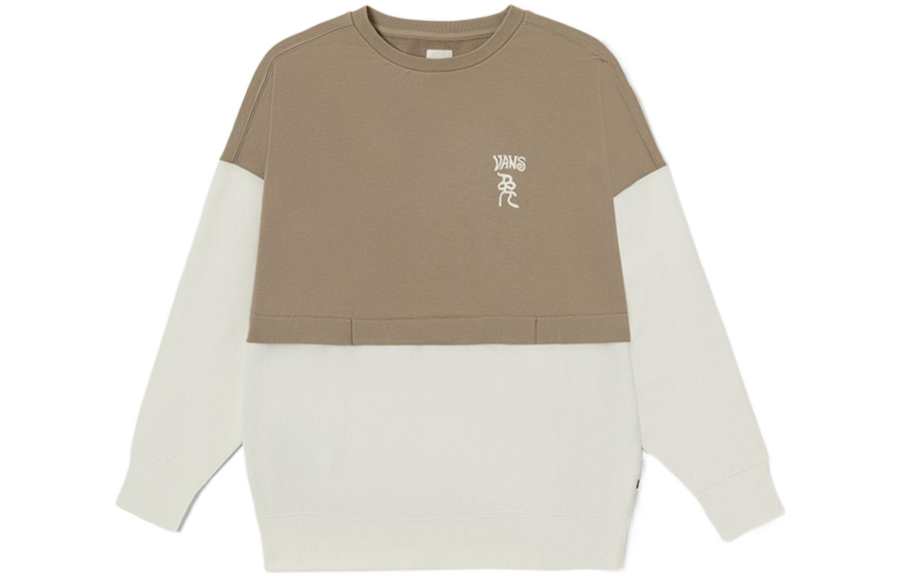 Vans Sweatshirts Women's Light Umber Crew Neck Moderate Regular