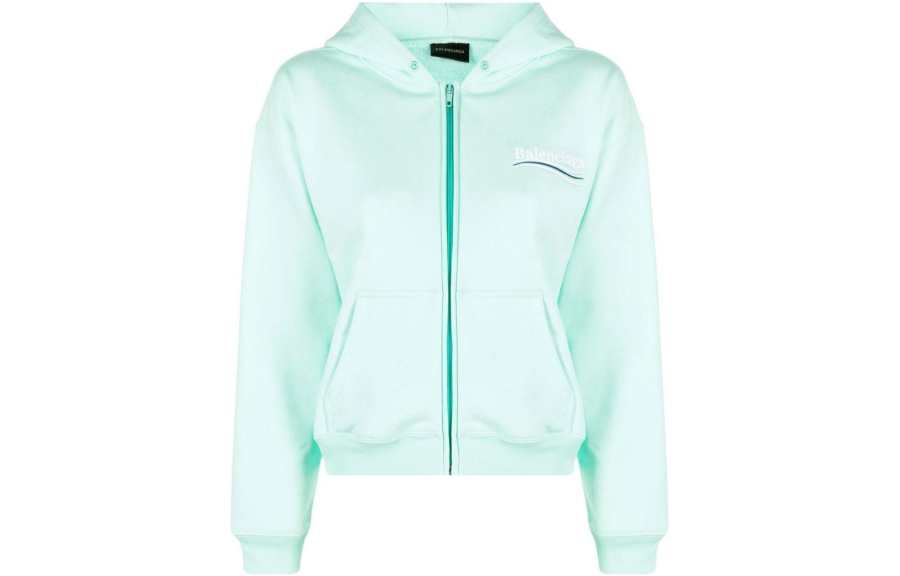 Balenciaga 【Previous Season】logo-print cotton hoodie