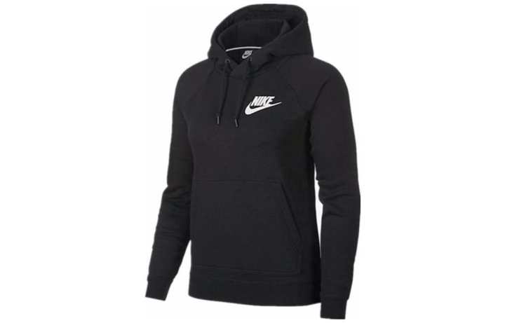 Nike Nike Sweatshirts Women's Black Hooded Moderate Regular