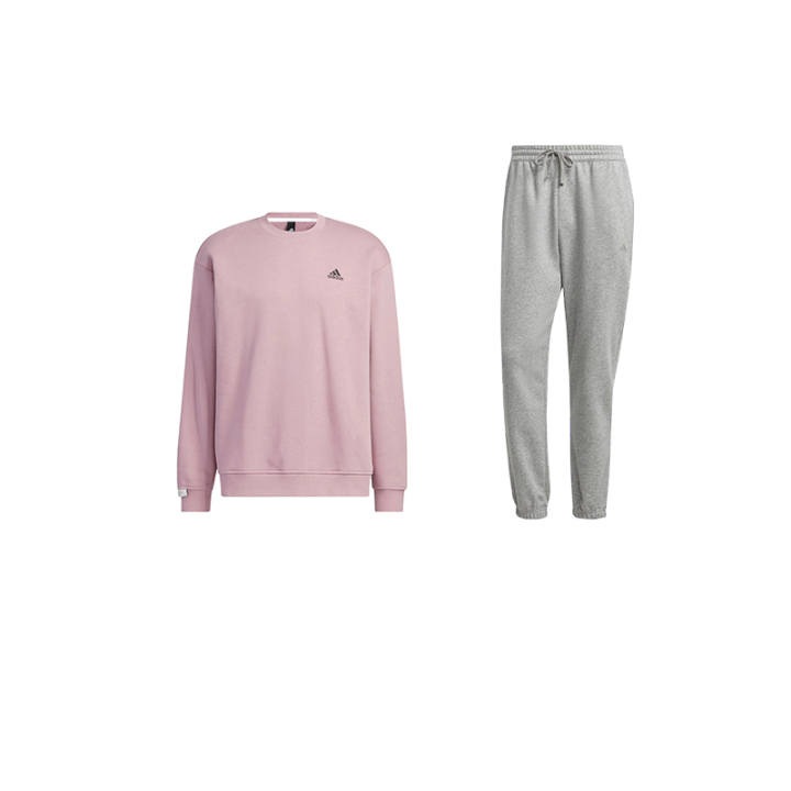 Adidas Adidas Sweatshirt Sets Men's Crew Neck Moderate