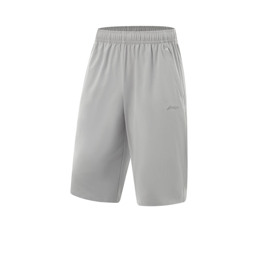 Li-Ning Li Ning Fitness Series Casual Shorts Men's Geological Gray