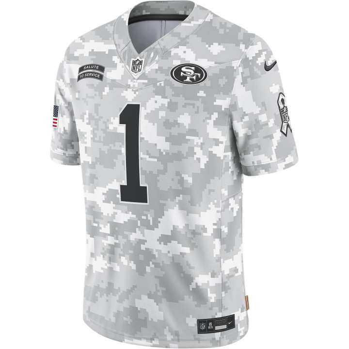 Nike Nike Deebo Samuel Sr. San Francisco 49ers Salute To Service Men's Nike Dri FIT Nfl Limited Jersey