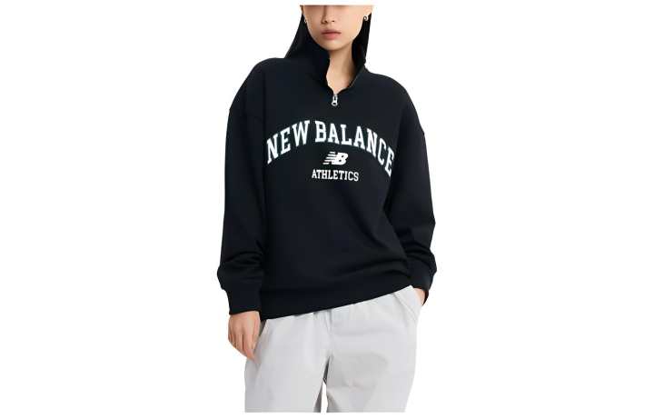 New Balance New Balance Letter Sweatshirt Women's Black