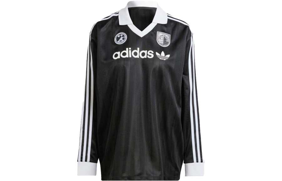 Adidas Originals Drop Shoulder Sleeve T Shirt Women's Black