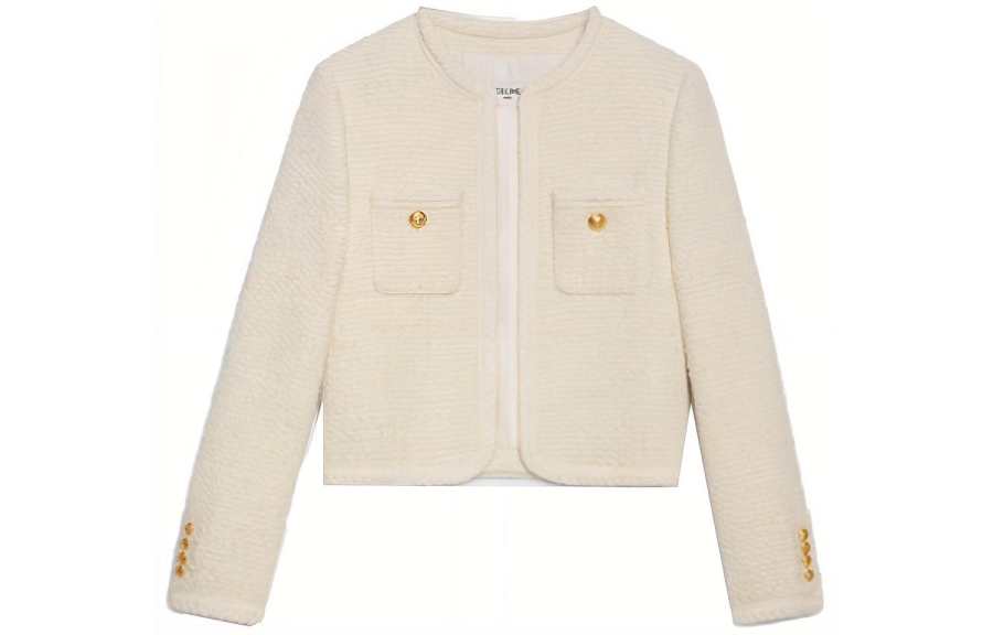 CELINE CELINE Jacket Women's Ivory White