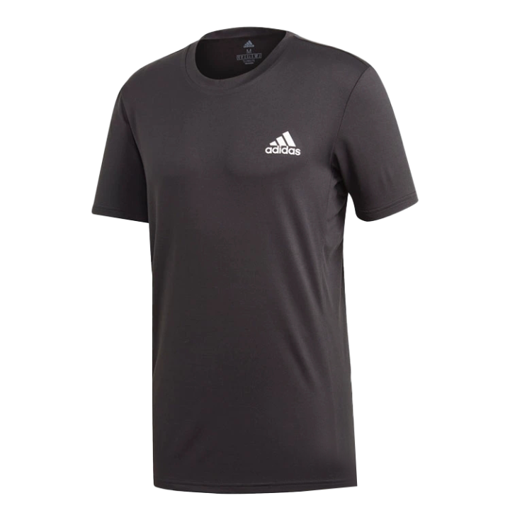 Adidas Adidas Tennis Tops Men's Black Crew Neck Moderate
