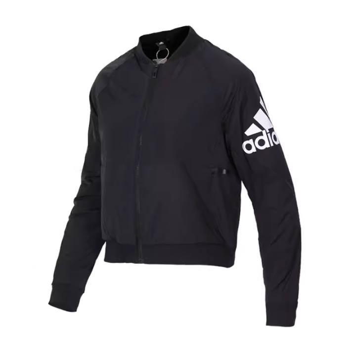Adidas Adidas Jackets Women's Black Stand Collar Moderate Other