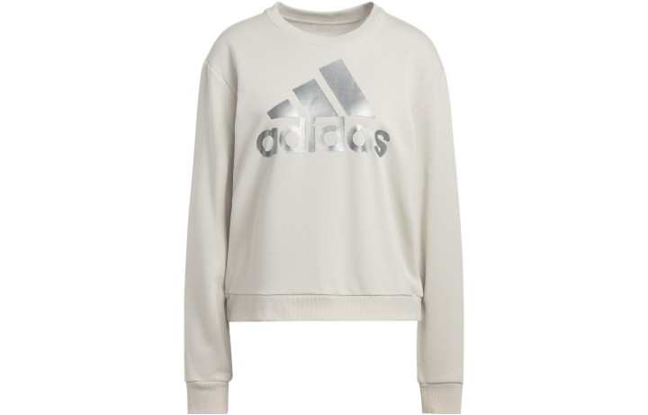 Adidas Adidas Sweatshirts Women's Gray Crew Neck Moderate Regular
