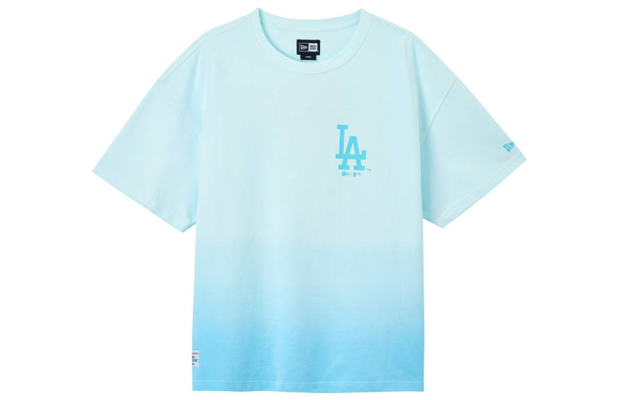 New Era T Shirts Unisex Blue Crew Neck