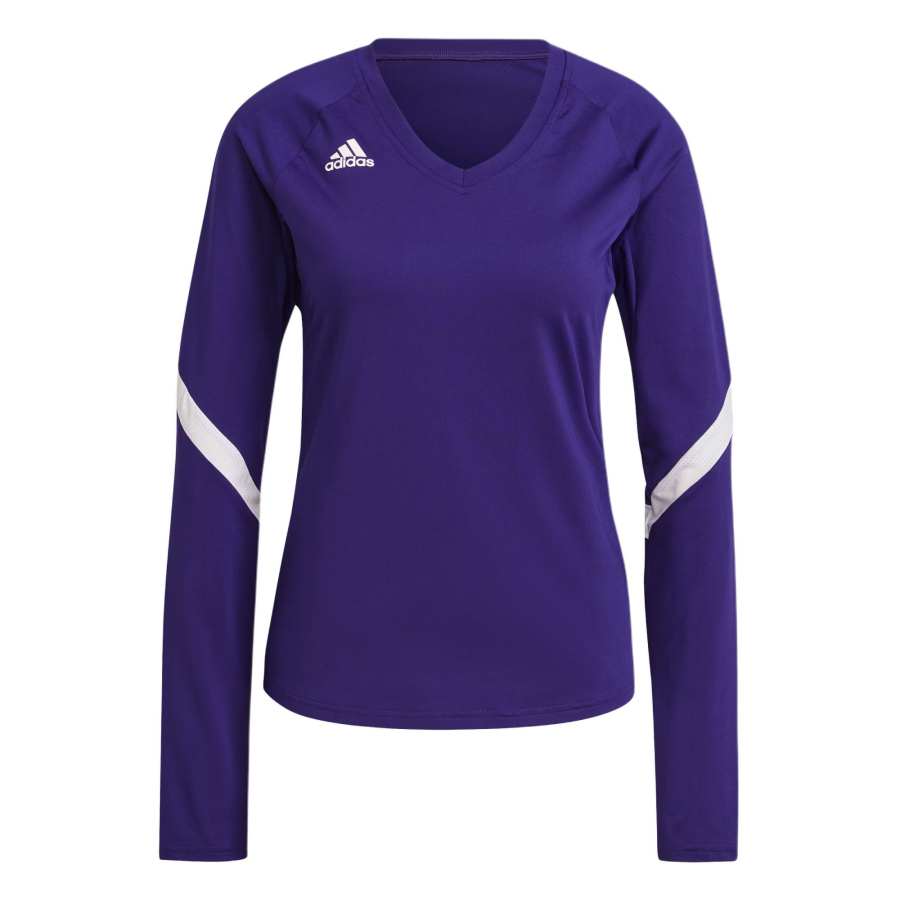 Adidas Adidas Knitwear Women's Purple V Neck Moderate Other