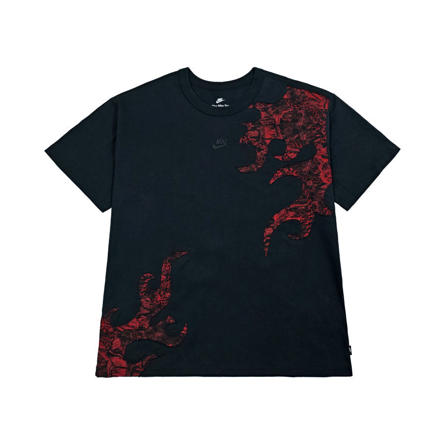Nike Nike T Shirts Unisex Black Crew Neck Moderate Straight Fit