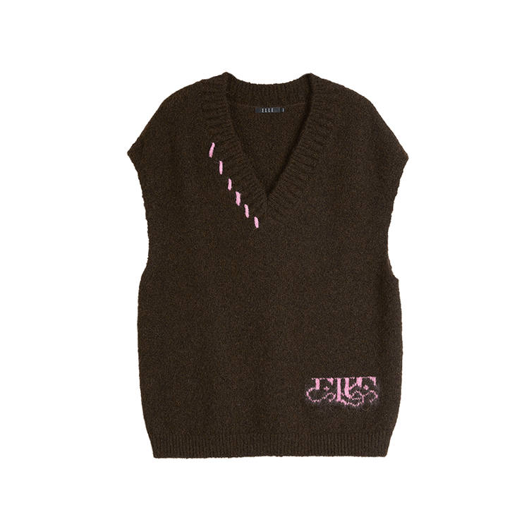 ELLE Knitwear Women's Dark Brown