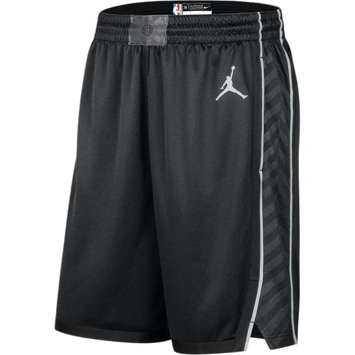 Jordan Jordan Brooklyn NetsStatement Edition Basketball Shorts Men's Black/Pure Platinum