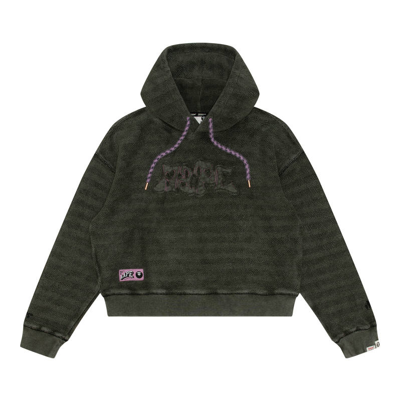 Aape logo-embellished cotton hoodie
