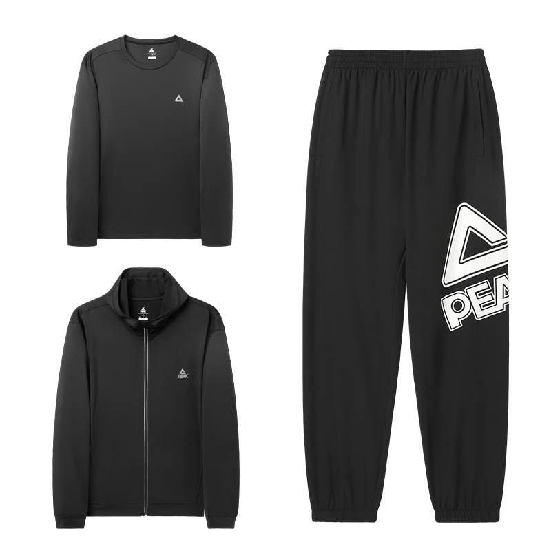 PEAK PEAK Sweatshirt Set Unisex Black