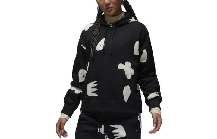 Jordan Jordan Sweatshirts Women's Black Hooded Moderate Regular