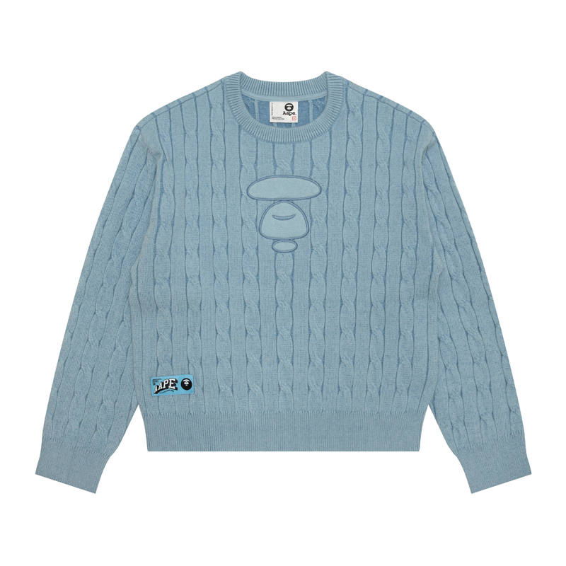 Aape Aape By *A Bathing APE® Logo print Cable knitted Jumper