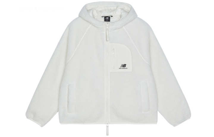 New Balance New Balance Women's Zip-Up Hooded Jacket White