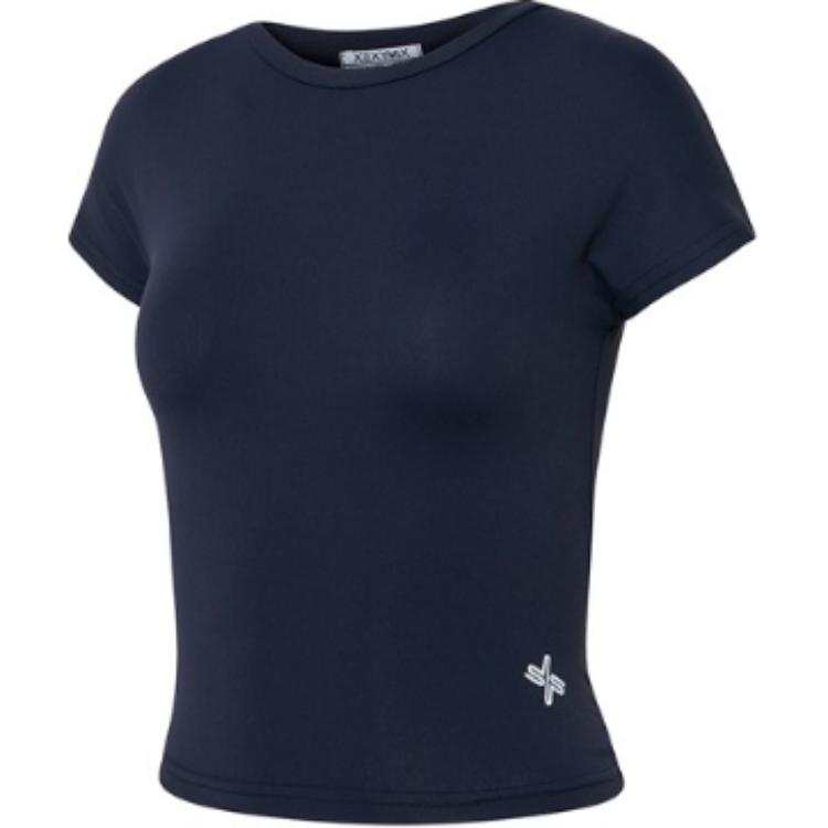XEXYMIX T Shirt Women's Marine Blue