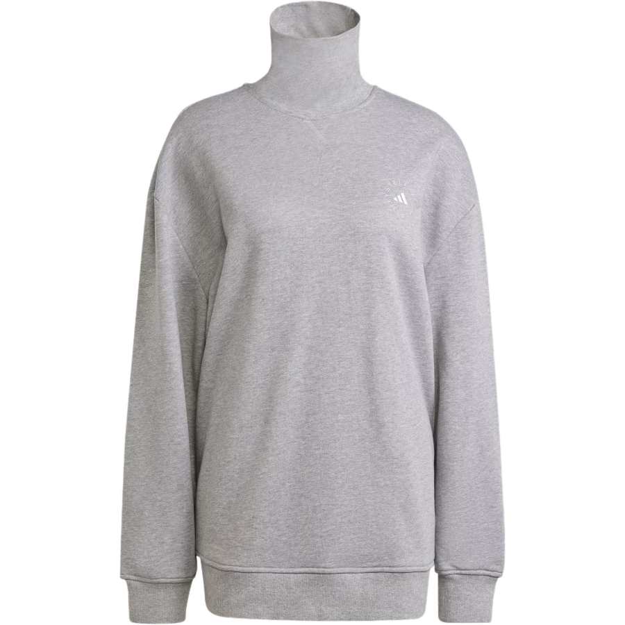 Adidas Adidas Stella McCartney HIGH NECK SWEATSHIRT Women's Medium Heather Gray