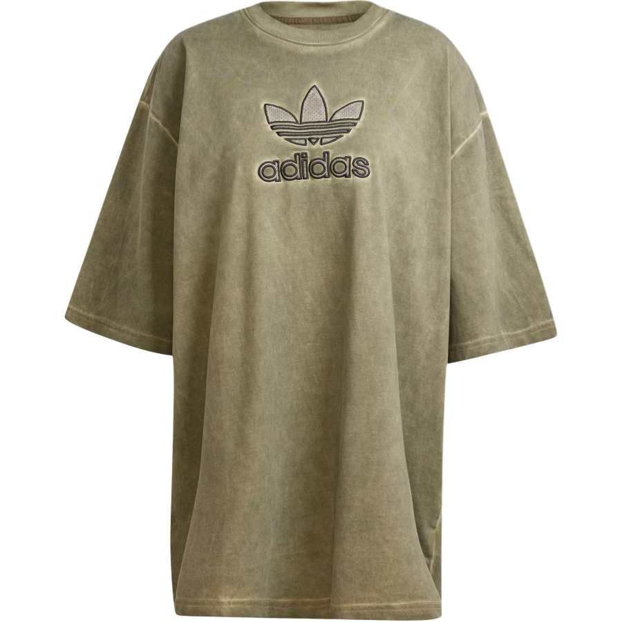 Adidas Originals Adilenium Season 2 Washed Oversized Trefoil Tee Gender Neutral