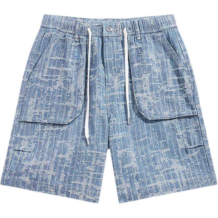 PEACEBIRD MEN Denim Shorts Men's Denim Medium Blue 1