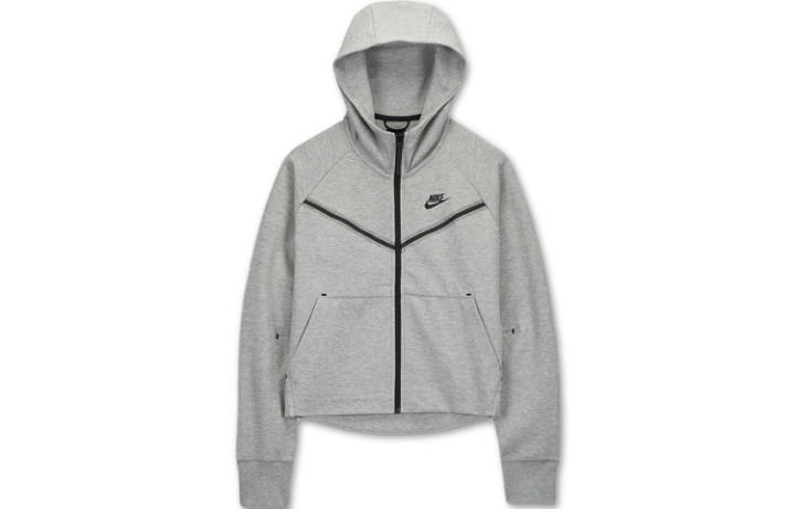Nike Nike Sportswear Women's Tech Fleece Windrunner Full Zip Hoodie Asia Sizing Dark Grey Heather/Black
