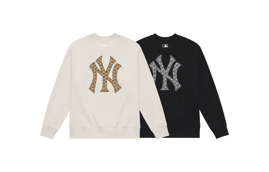 MLB MLB MONOGRAM 24FW Sweatshirt Set Unisex Black White