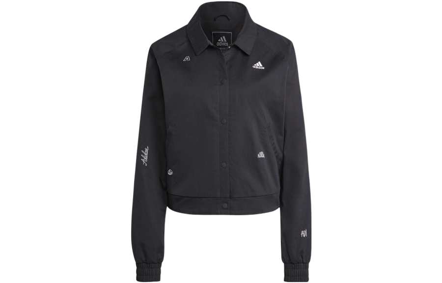 Adidas Adidas Shirts Women's Black Polo Collar Moderate Shirt