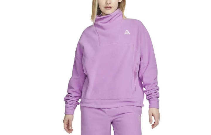 Nike Nike Sweatshirts Women's Fuchsia Turtleneck Thickened Regular