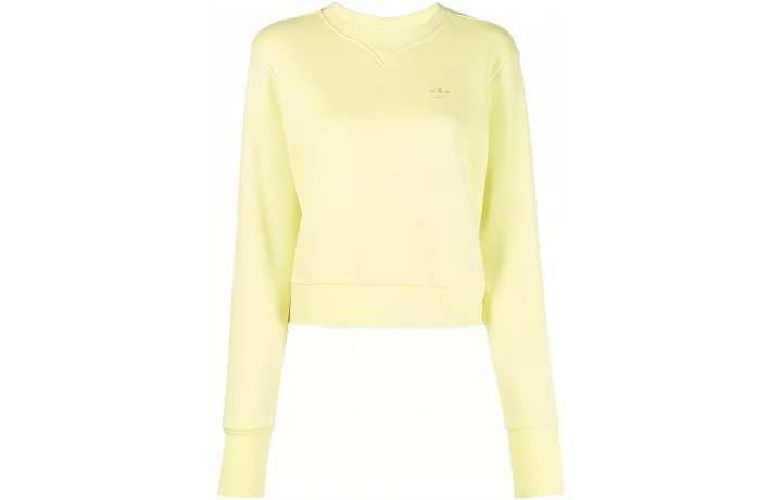 Adidas Adidas Sweatshirts Women's Yellow Crew Neck Moderate Regular