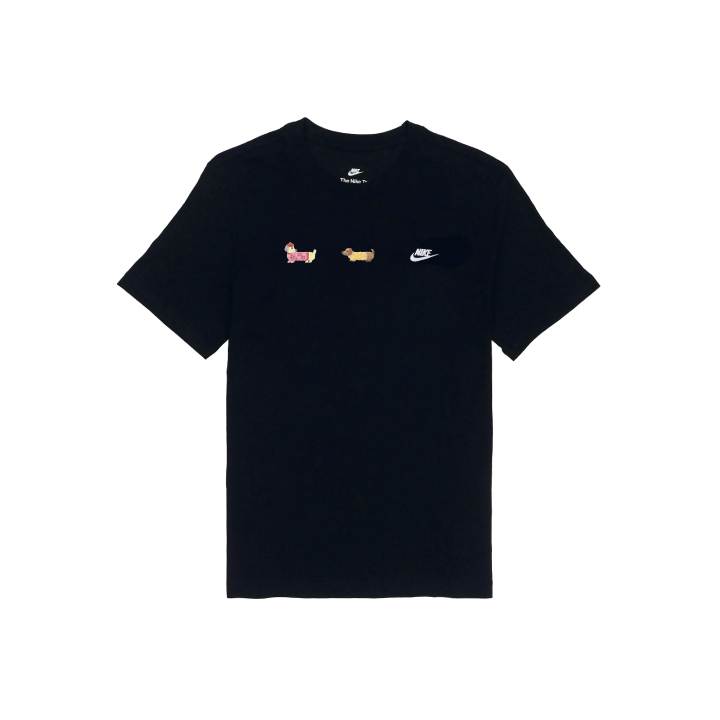 Nike Nike Embroidery Logo Crew Neck Straight Fit Short Sleeved T Shirts Unisex Black