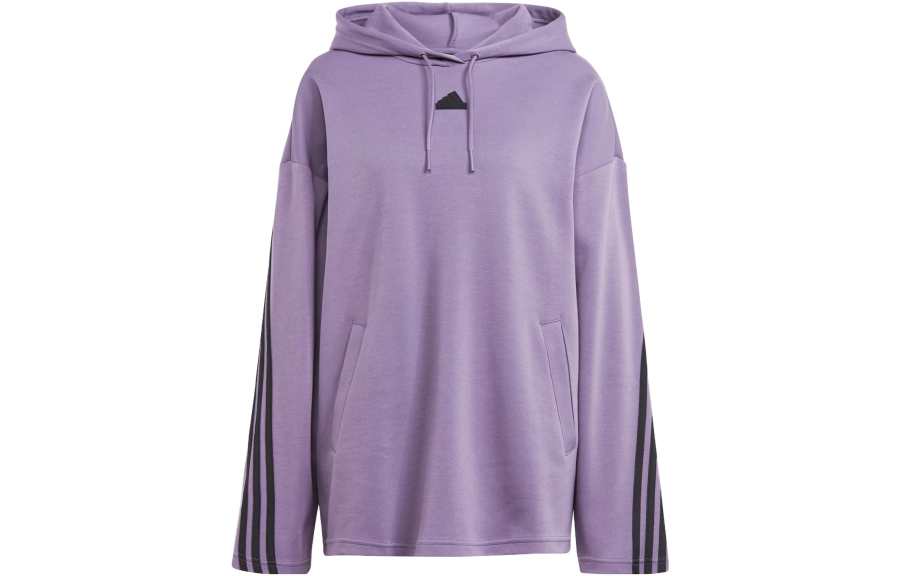 Adidas Adidas Sweatshirts Women's Purple Hooded Moderate Regular
