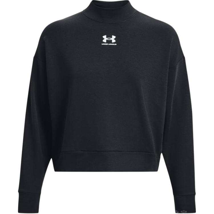 Under Armour Sweatshirts Women's Black Stand Collar Moderate Other