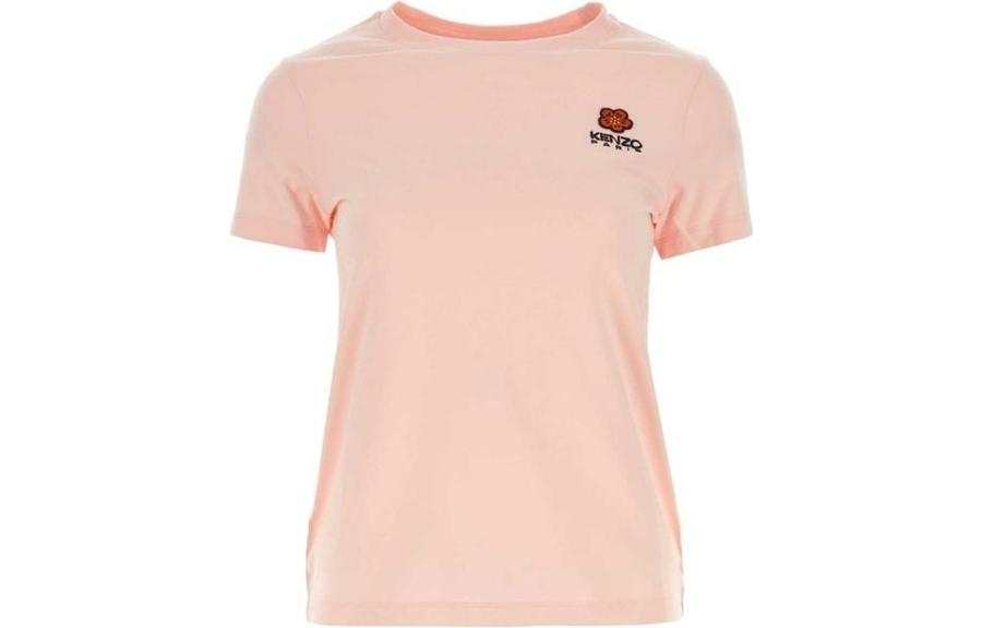 KENZO Logo Embroidered Crewneck T-Shirt