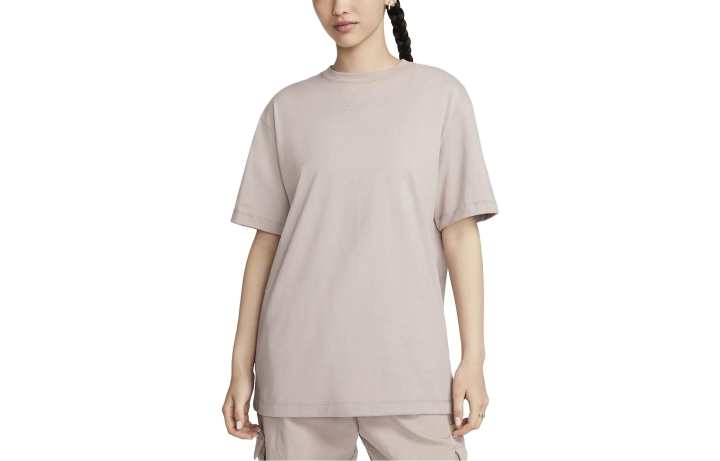 Nike Nike Drop Shoulder Sleeve T Shirt Women's Pink