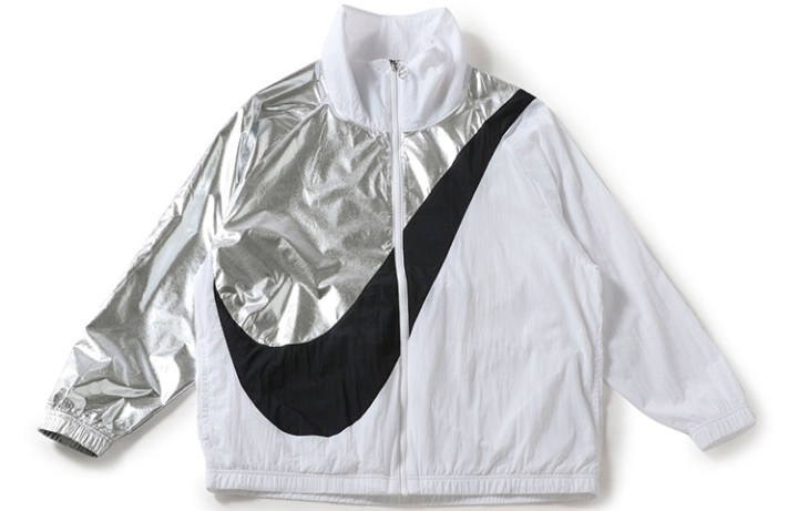Nike Nike Jacket Retro Sports Stand Collar Jackets Multicolor Women's White