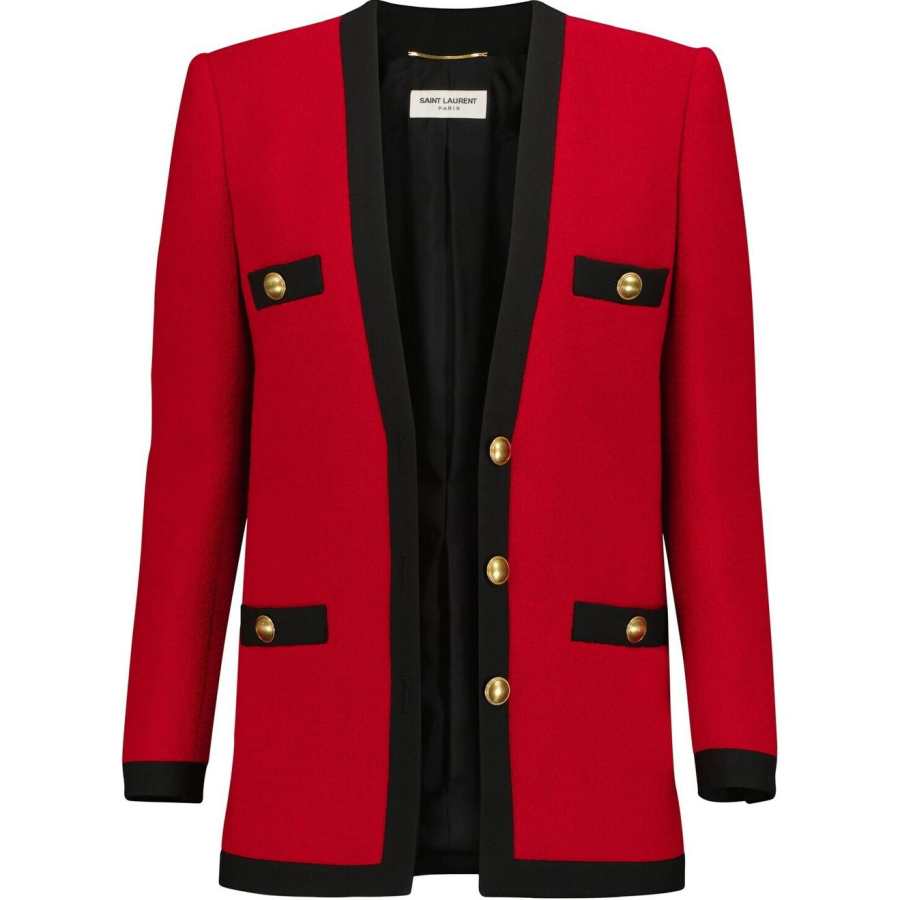 SAINT LAURENT FW21 Jacket Women's Red
