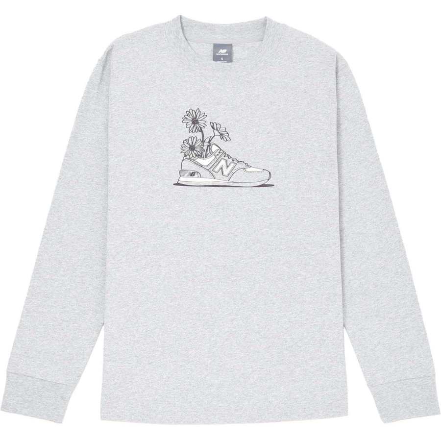 New Balance New Balance Drop Shoulder Sleeve T Shirt Women's Sport Gray