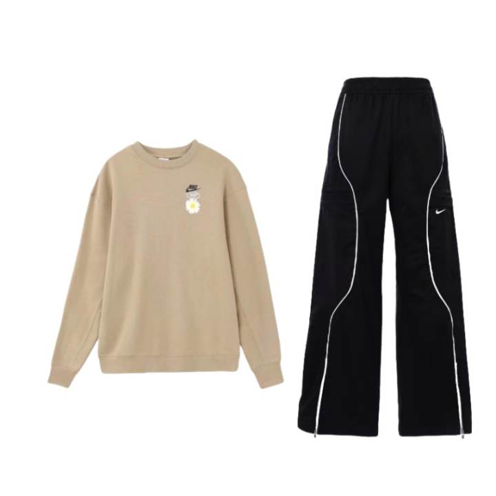 Nike Nike Sweatshirt Sets Unisex Crew Neck Moderate