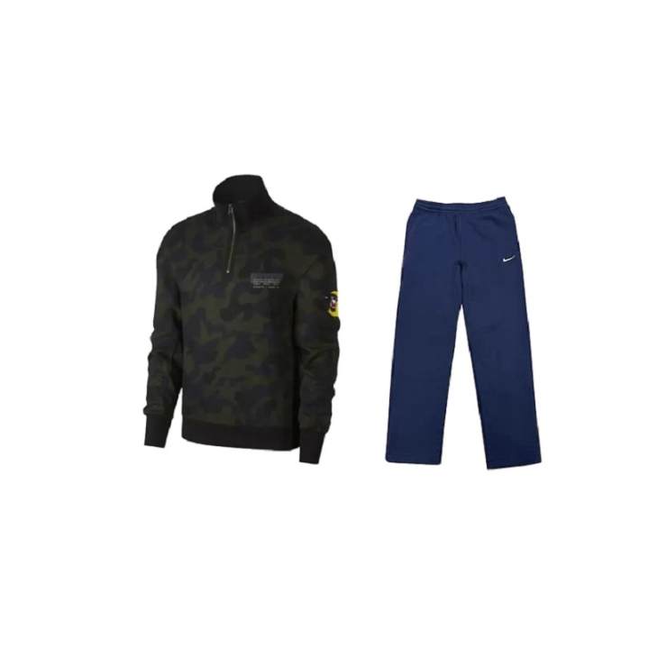 Nike Nike Sweatshirt Sets Men's Stand Collar Moderate