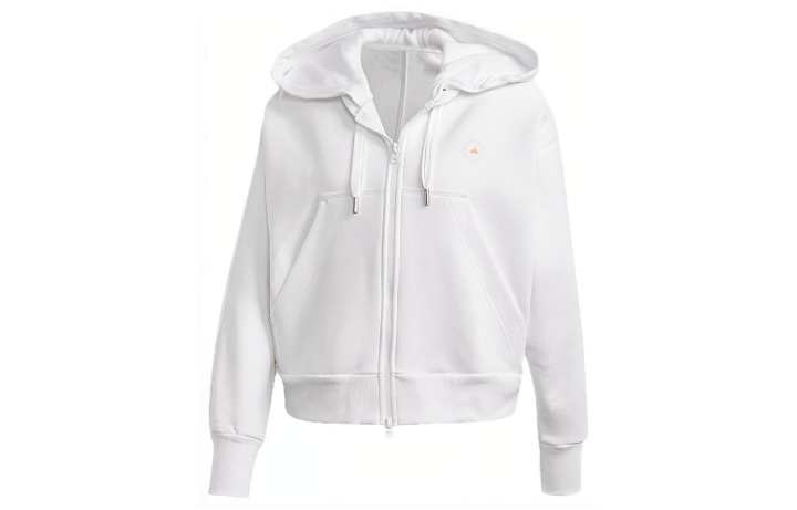 Adidas Adidas Jackets Women's White Hooded Moderate Other