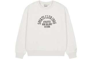New Balance Sweatshirts Women's White Crew Neck Moderate Regular
